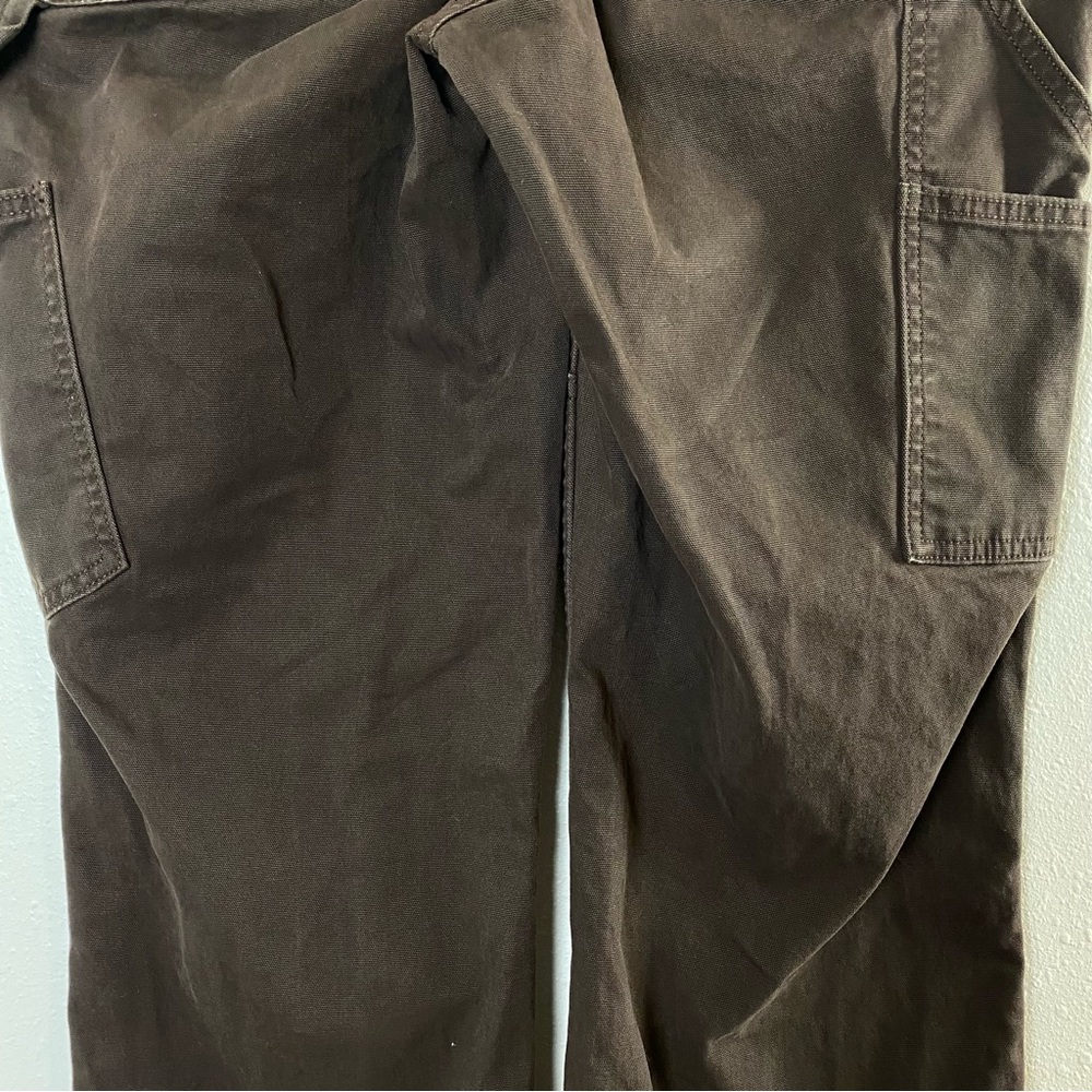 Carhartt Rugged Flex Loose Fit Canvas Double Front Work Pants - 8 Tall - Picture 10 of 15